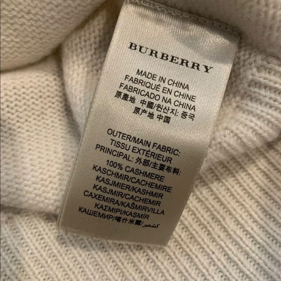✔️SOLD Burberry Brit Nova Check Cashmere Sweater - Picture 4 of 4